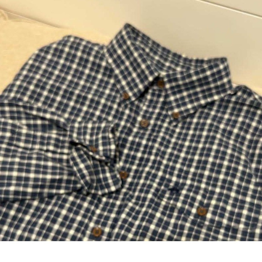 Brooks Brothers Mens Regular Fit Gingham Button Dwn Navy L Gingham Preppy Fleece